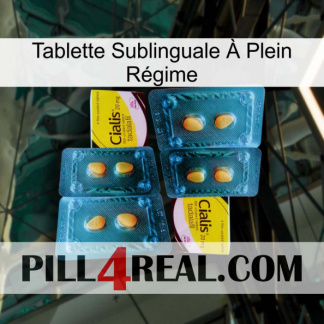Tablette Sublinguale À Plein Régime cialis5